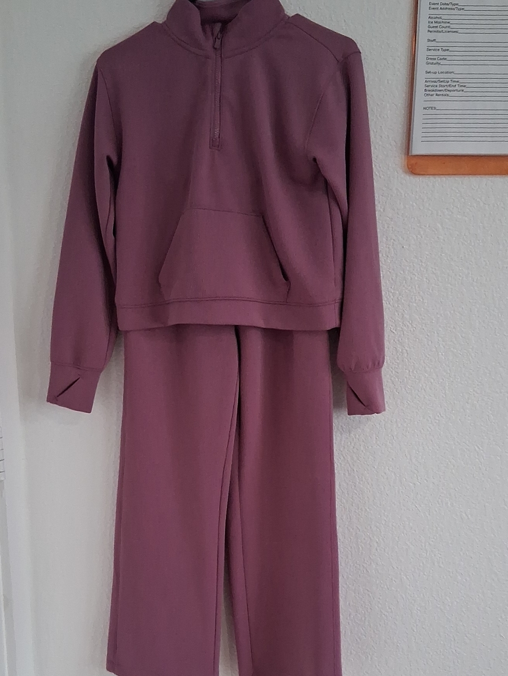 all in motion Mauve Ribbed Top - Dusty Pink